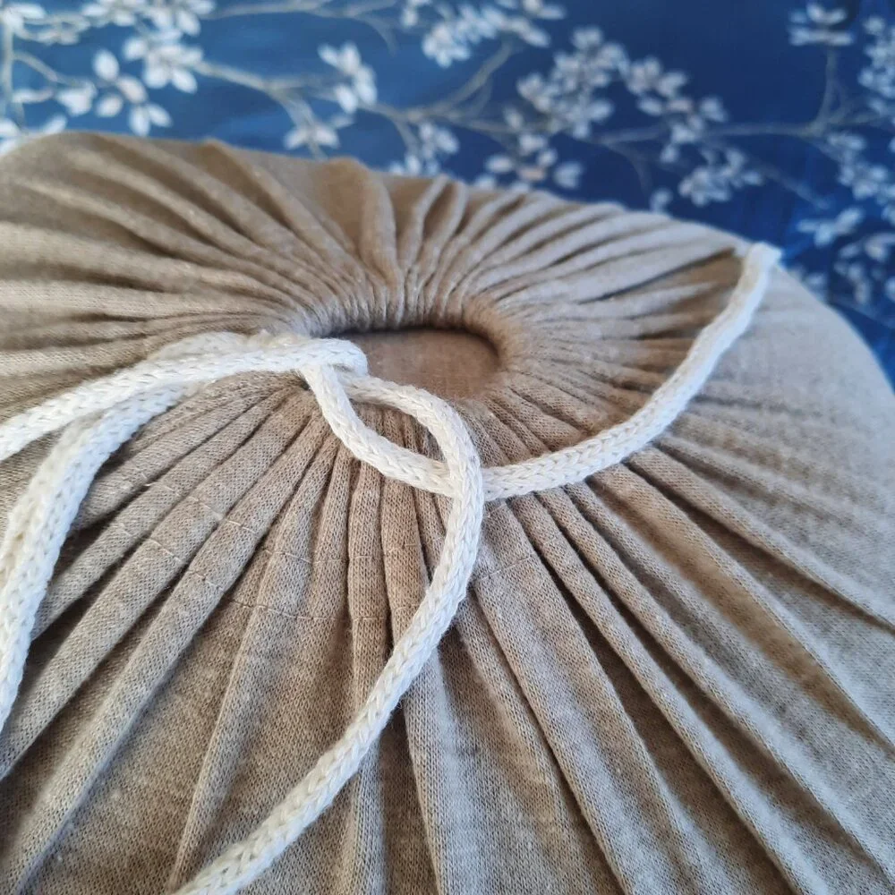 SOHO Loft Cotton -Jersey Knit KING Sheet Set (4 pc), Like New! - Oatmeal Heather